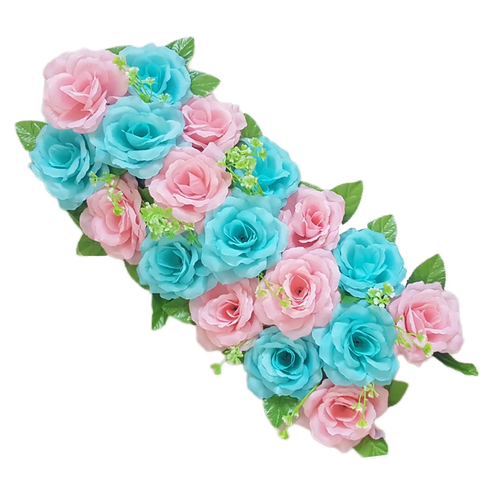 Artificial Rose Row Wedding Background Flower Wall Decoration DIY Combination Wedding Arch Arrangement