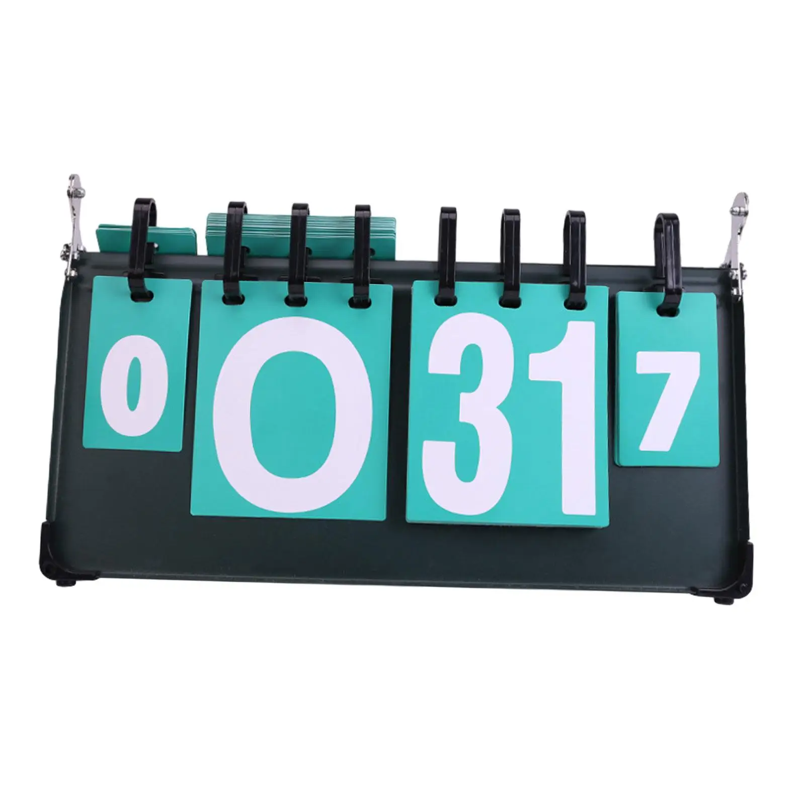 Flip Scoreboard Numbers Scoreboard Scorekeeper Compact Sports Scoreboard for Football Tennis Ball Basketball Outfoor Baseball