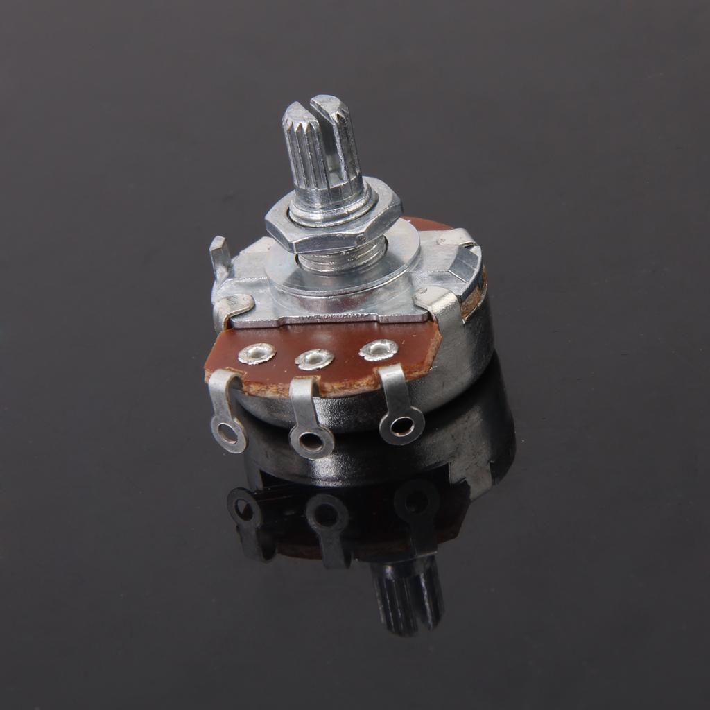 250K Audio Taper Potentiometer  Volume  Pot for Guitar 24mm