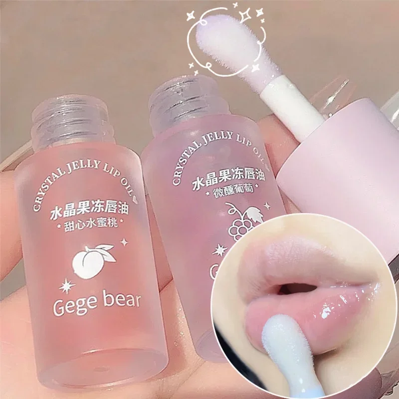 Best of Fruity Crystal Jelly Lip Oil Hydrating Plumping Lip Coat For Lipstick Clear Lip Plumper Serum Tint Lips Care Makeup Cosmetic Reviews & Tips