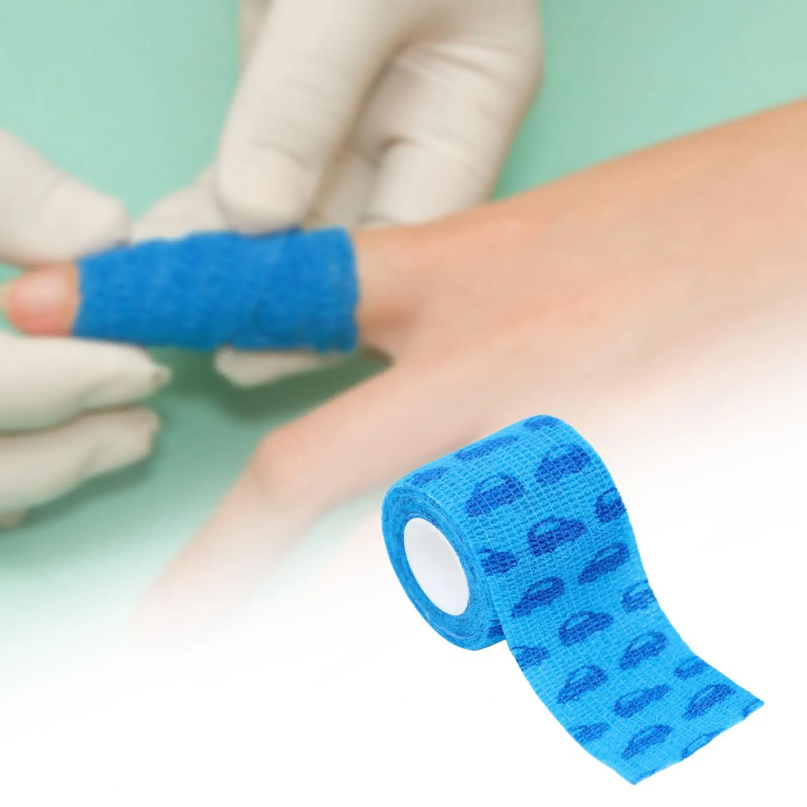 Self Adhesive Bandage Elastic Vet Wrap Tape for Wrist Ankle Fixation Finger