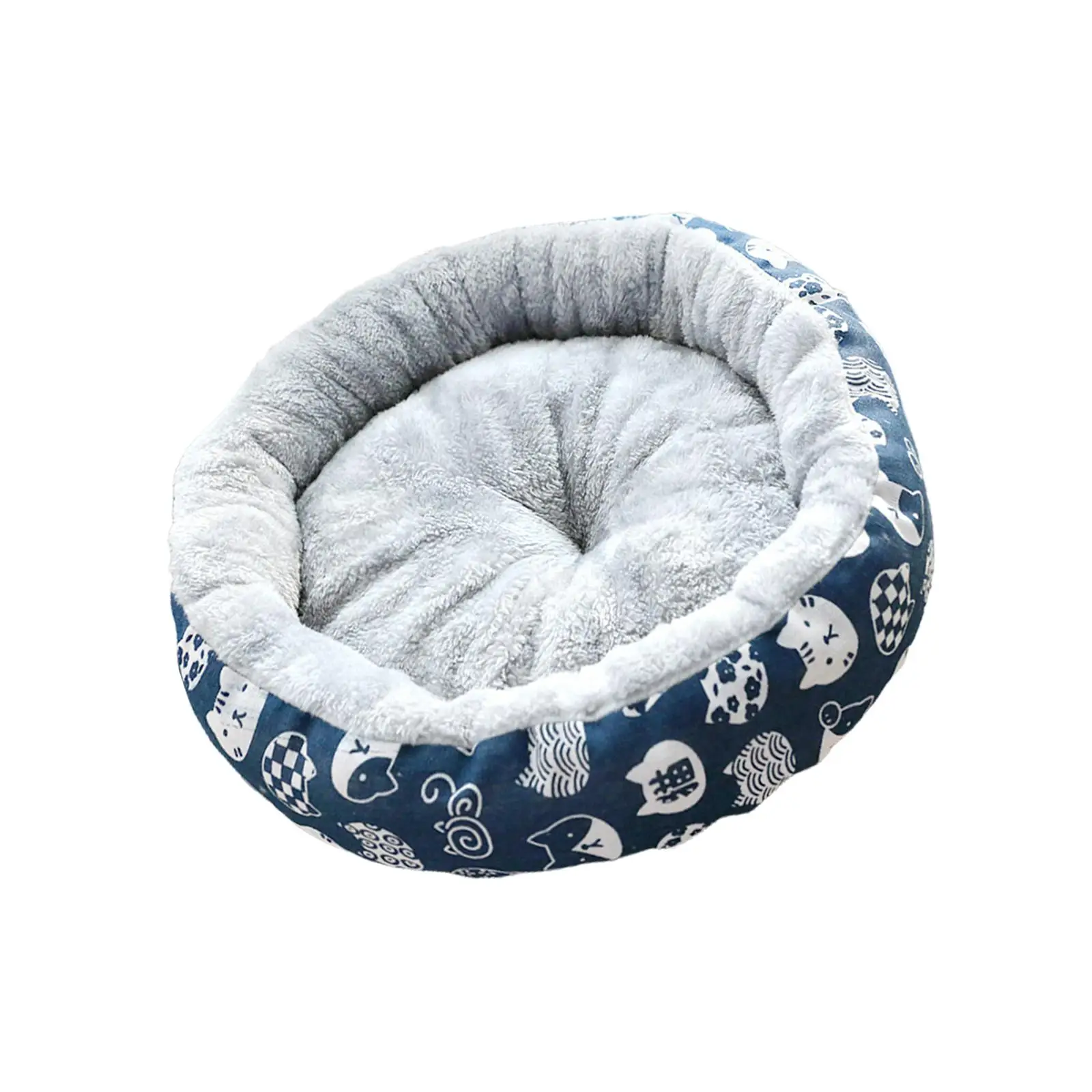Cat Dog Bed Sleeping Mattress 45cm Indoor with Nonslip Bottom Kitty Kennel for Puppy Kitten