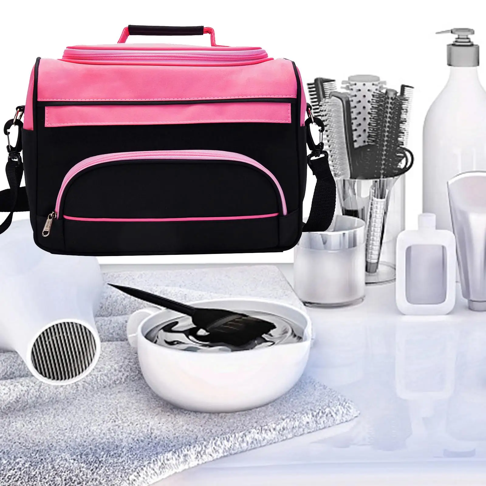 Barber Storage Bag Portable Hair Salon Equipment Large Capacity for Travel