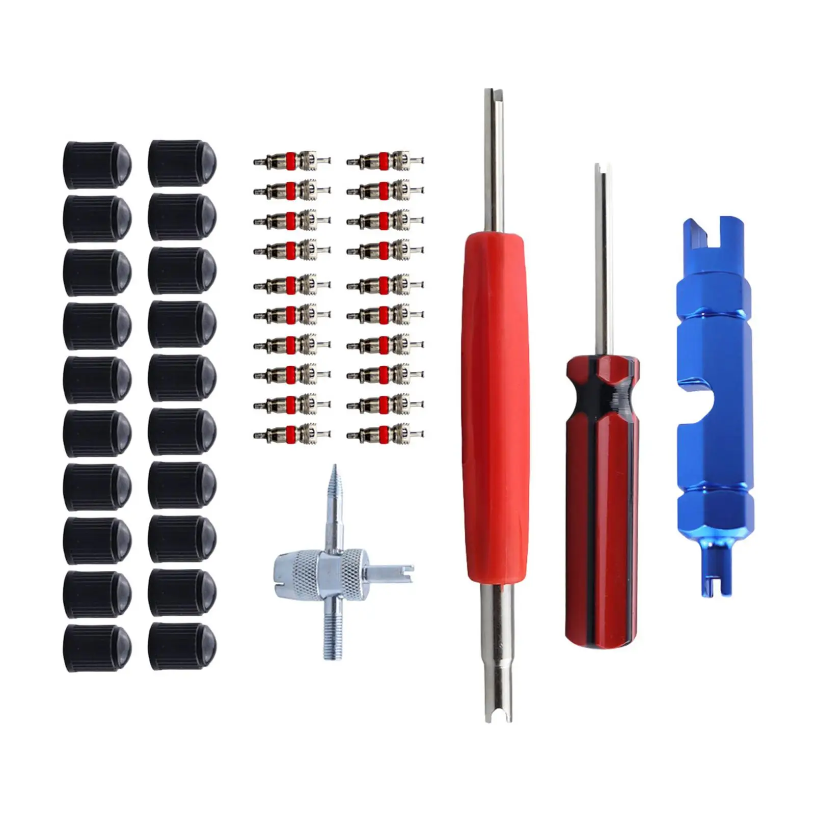 Valve Stem Removal Tool Valve Stem Caps Car Accessories Valve Core Remover Tool for Bicycle Motorcycle Truck Bike Auto