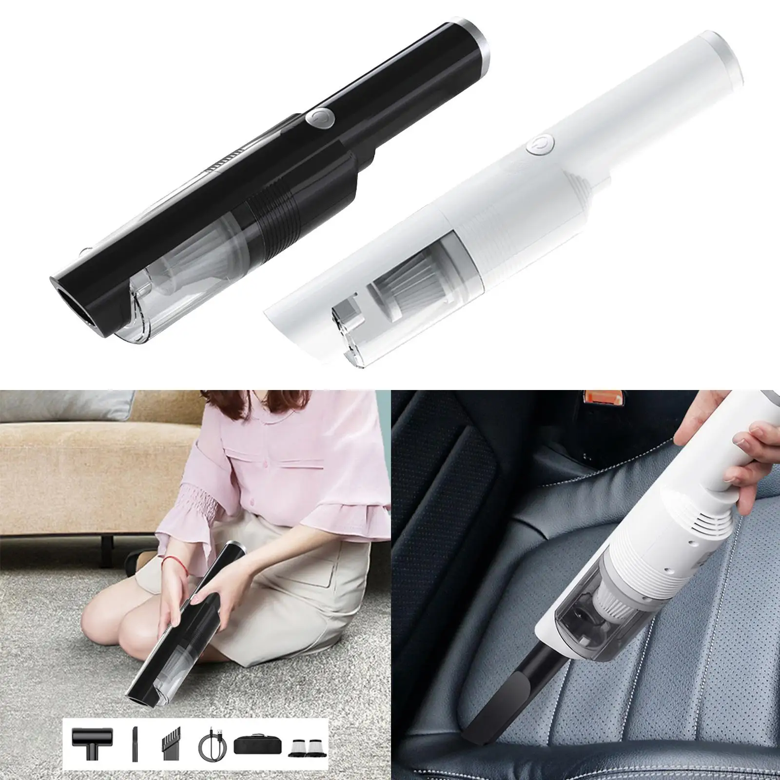 Car Vacuum Cleaner 12000PA 120W Handheld Portable Fit for