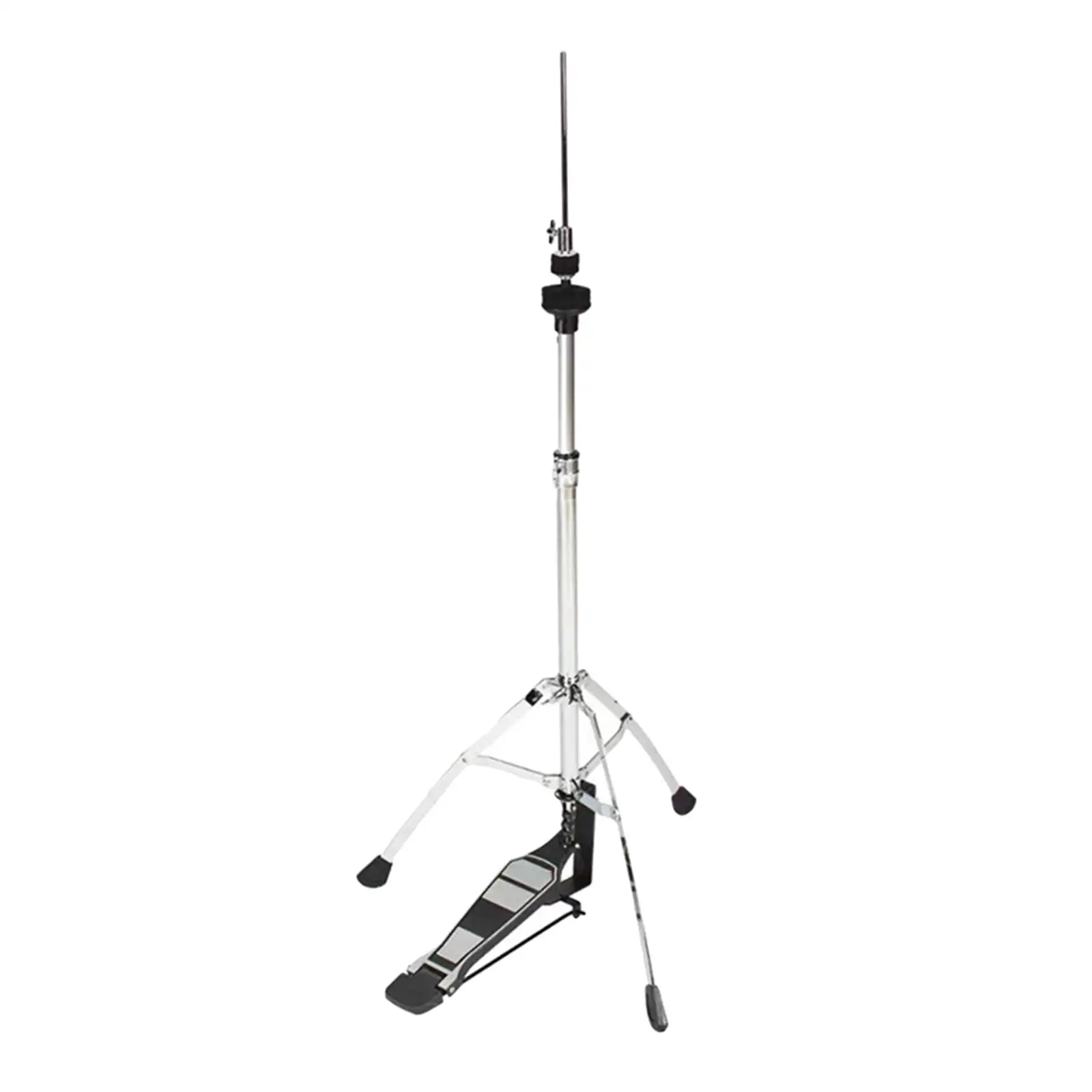 Metal High Hat Stand,Swivel Legs,Double Braced Cymbal Arm,Folding Bracket Cymbal Stand,Drum Stand Height Adjustable Accessories