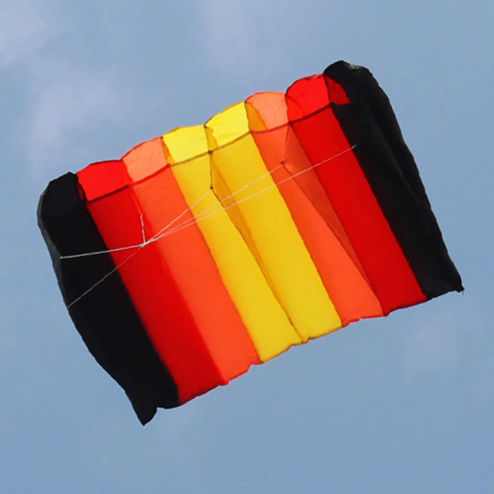 Colorful Parafoil Kites and 9.84ft Flying Line for Kids and Adults Backyard