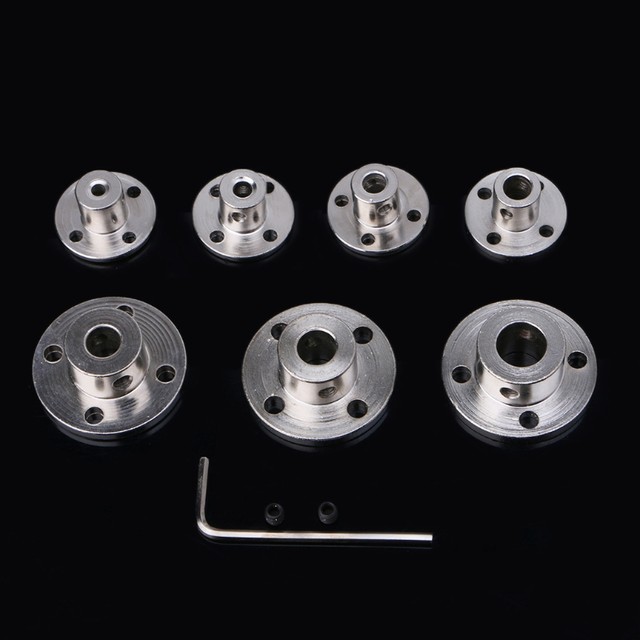 Acoplador De Guía Del Motor, 2 Piezas M4 Brida Rígida Acoplador Del Eje Del Motor Conector De Motor Rigido Funcionamiento Suave Nikoumx Herramienta