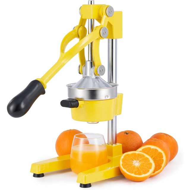 Orange juice clearance hand press