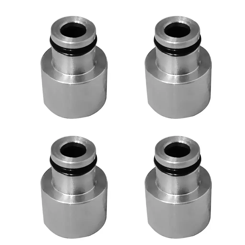 Pack of 4 Aluminum Alloy Fuel Adapters for B16 D16Z D16Y