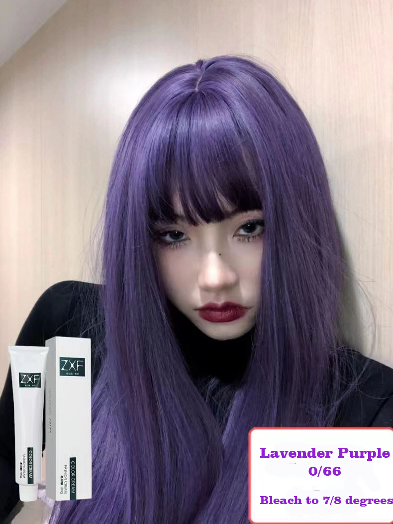 Best of 2023 Fashion Colors 100ml Hair Dye Cream Permanent Hair Coloring Pigment AmmoniaFree Lavender Purple Long Lasting Hair Paints Reviews & Tips