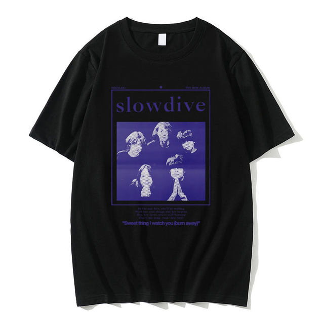 Britain Band Slowdive Souvlaki When The Sun Hits Vintage T-shirt Tour 90s  Classic Men Women T Shirts Man Casual Oversized Tshirt - AliExpress  200000343