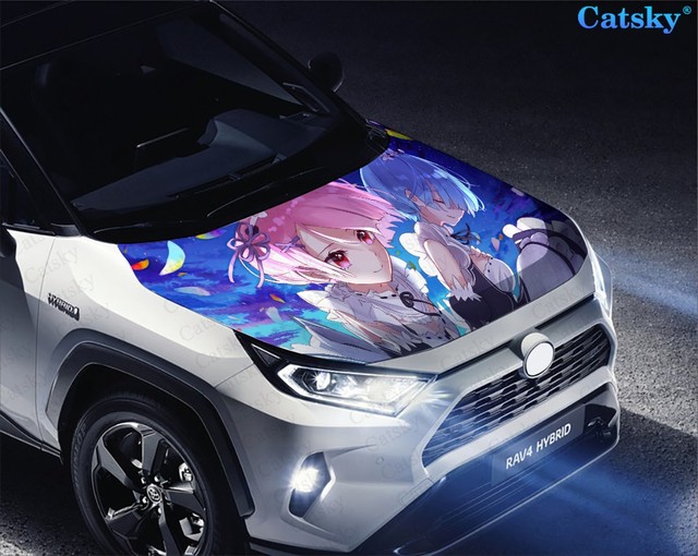 Ram Car Tumbler Cup Custom ReZero Anime Car Accessories, 30oz X-Large