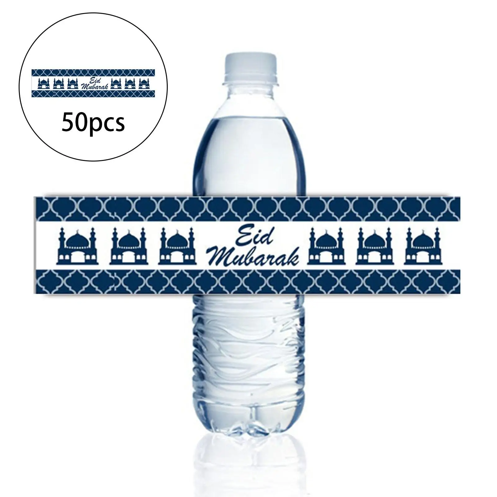 Ramadan Water Bottle Labels Eid Mubarak Welcome Sign DIY Labels for Wedding
