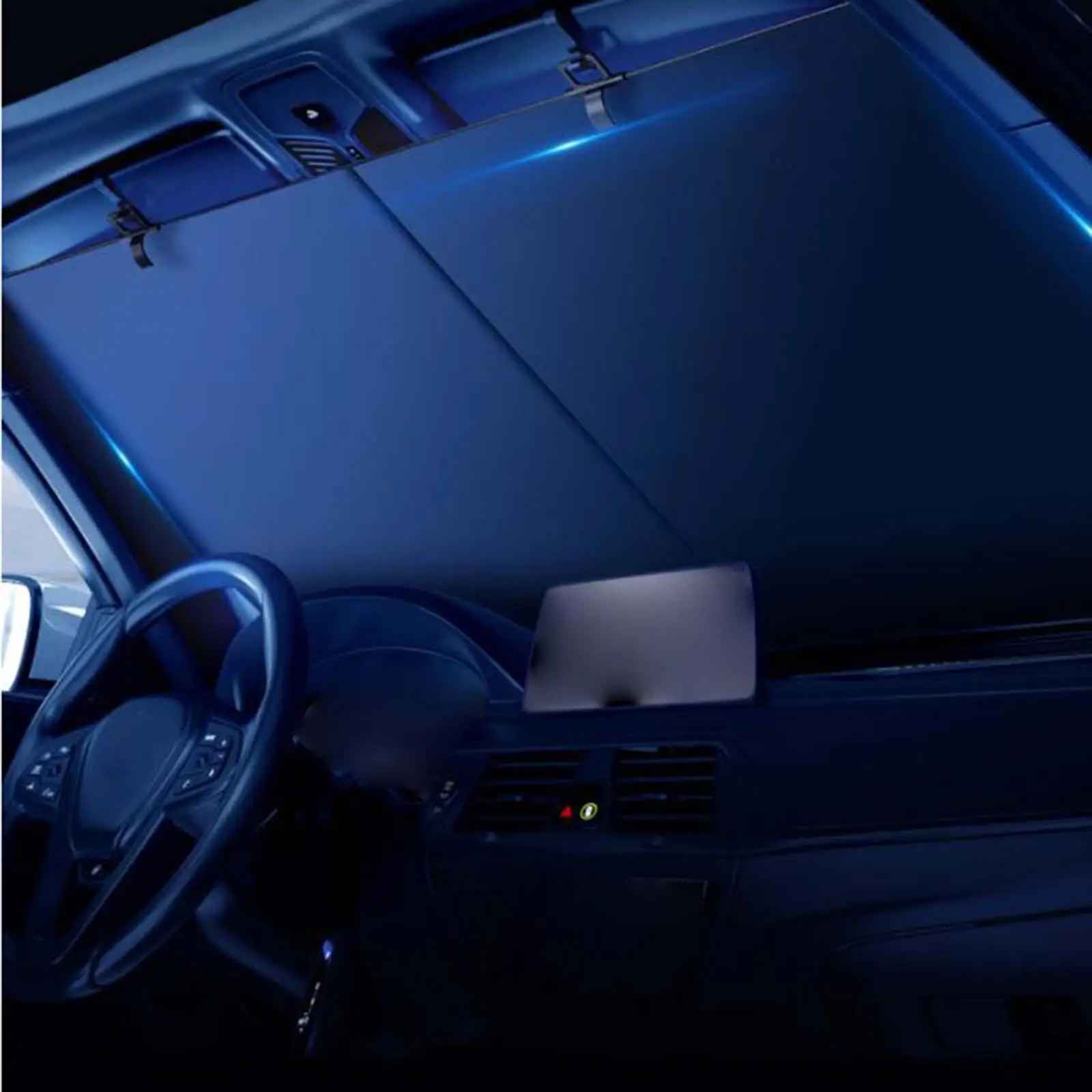 2x Car Windshield Sun Shade Adjustable Blocks and Heat for SUV