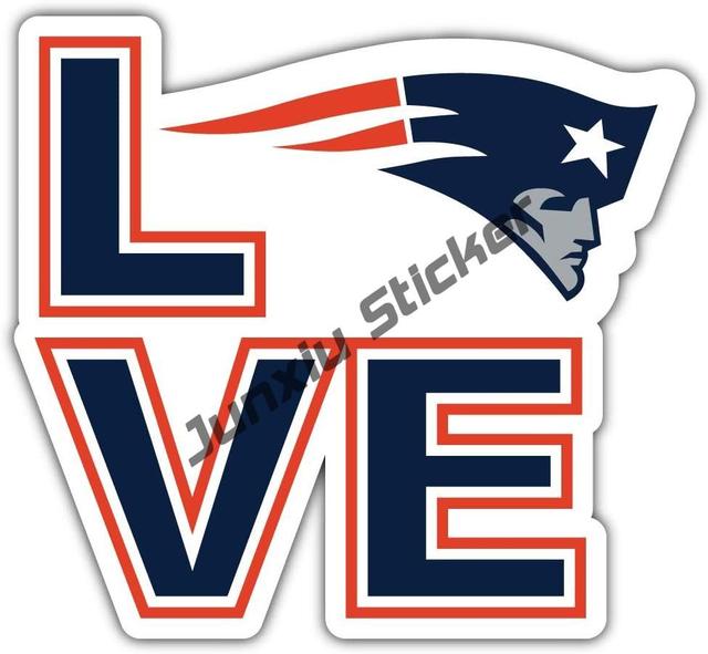 New England Patriots Pennant Sticker Vinyl Decal / Sticker 10 sizes!!