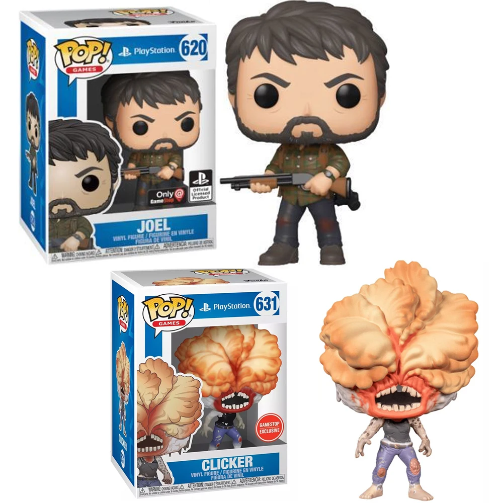 Последнее поступление, Funko Pop The Last of Us JOEL 620 # Clicker 631 #,  виниловая экшн-фигурка, Коллекционная модель, детские игрушки, праздничные  ...