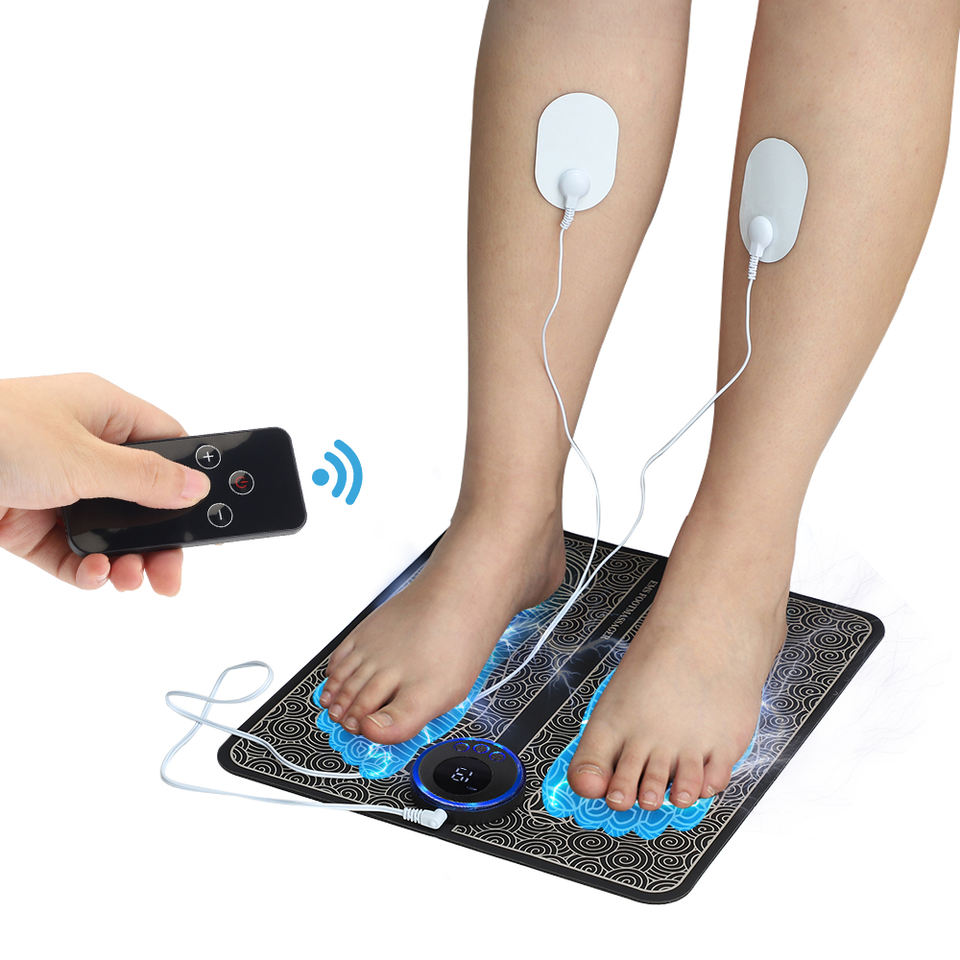 Best of Foot Massage Mat Massager Feet Ems Calf Electric Tool Device Blood Circulation Spa Exerciser Insoles Myostimulator Machine Detox Reviews & Tips