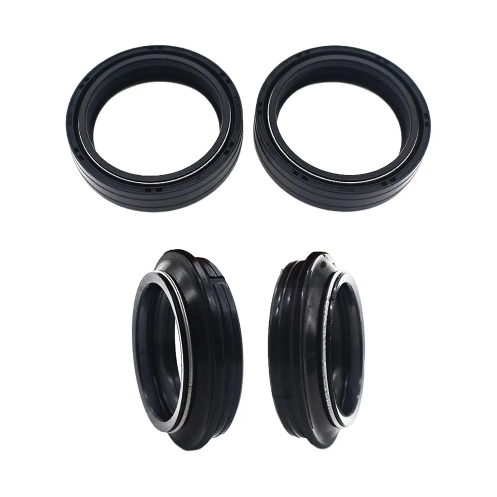 Front Fork Shock Oil Seal and Dust Seal Set Rubber Accessory for BMW R1200GS