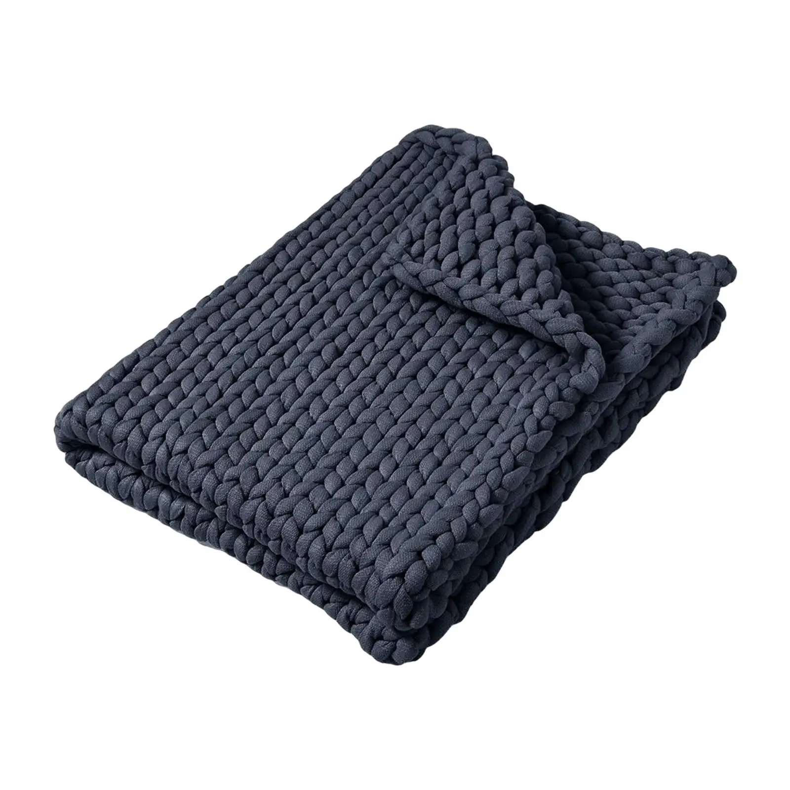 Fashion Chunky Yarn Blanket Throw Blanket Knitted Blanket for Living Room Couch Decor