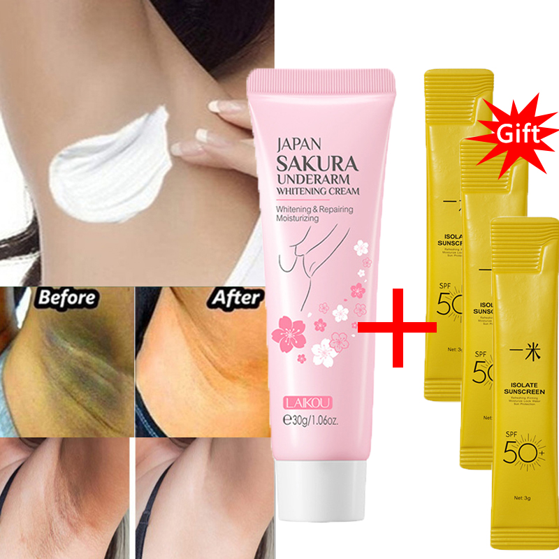 Best of Body Whitening Cream Arms Thighs Underarm Knees Whitening Essence Cream Brighten Moisturizing Body Korean Skin Care Products 30g Reviews & Tips