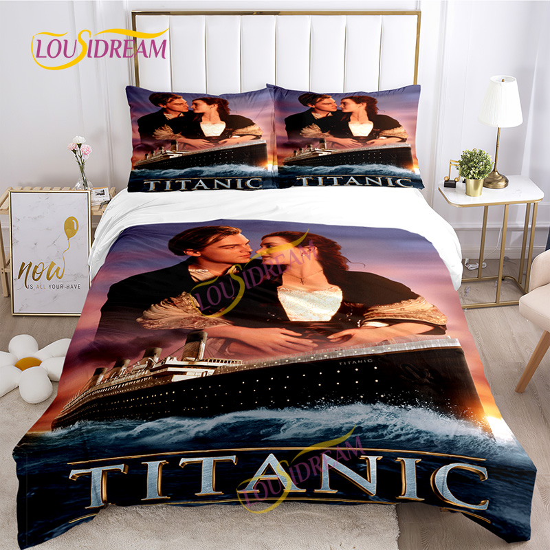 amor Titanic Bedding set Início dormitório casal