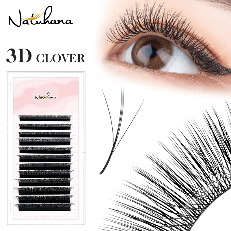 Best of NATUHANA New (2.0) W Shape Eyelash Extension 3D Premade Volume Fan Lashes W Style Lashes Faux Mink Volume Lashes Korean Makeup Reviews & Tips