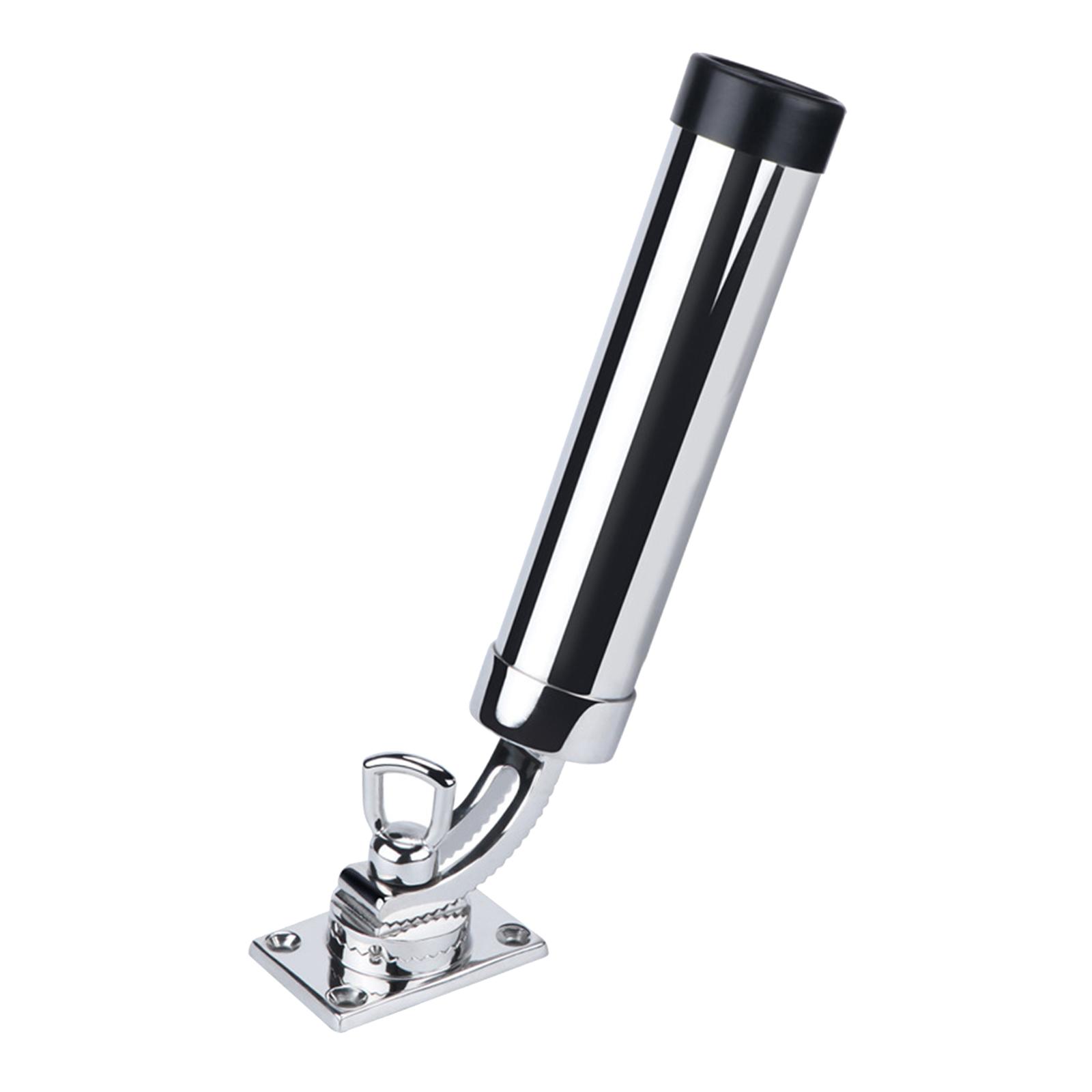 Fishing Rod Rack Holder Stainless Steel on Easy Install Boat Accessories Hardware Clamp on Rod Holder Fishing Pole Holder