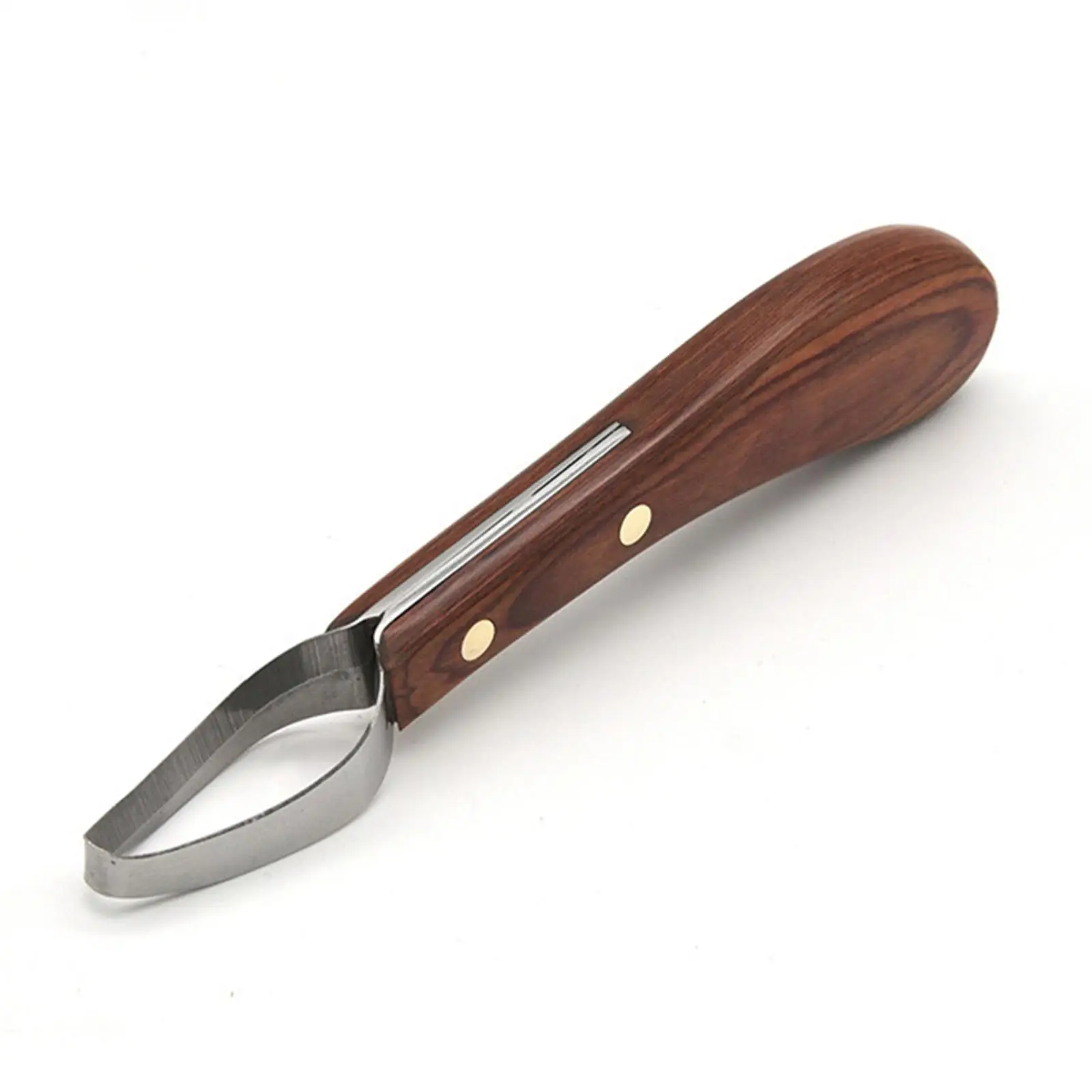 Hoof Knife with Wooden Handle Hoof Cutting Tool for Sheep Animal Cattle