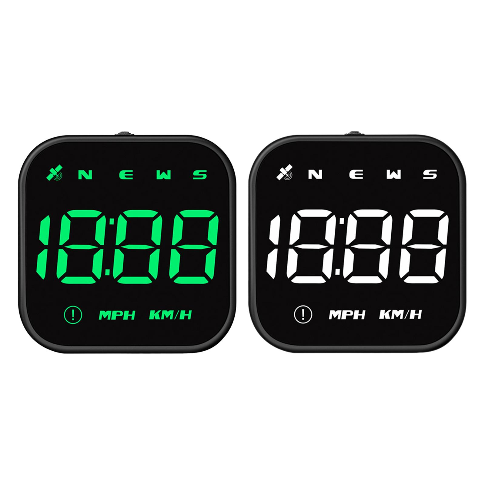 Car HUD Head up Display Compass Modern LED Display Digital Speed for Various Vehicles Buses Trucks