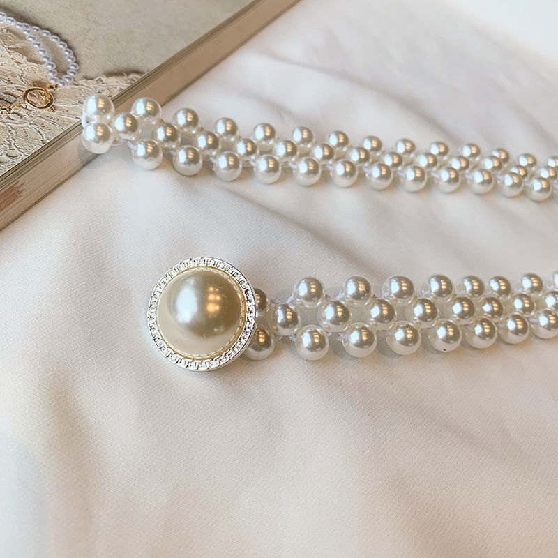 Title 4, Large Pearl Waist Chain Women