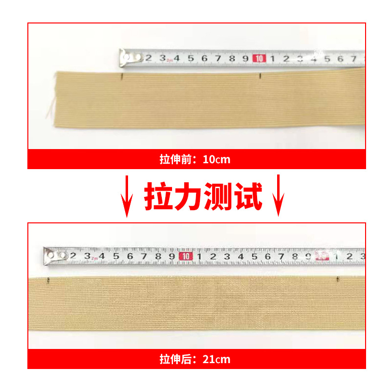 Description Picture 3 of item20mm 30mm 40mm Wide Flat High Elastic Band for Sewing Protective Clothes Accessories Black Thick Rubber Cord Tape Rope DIY