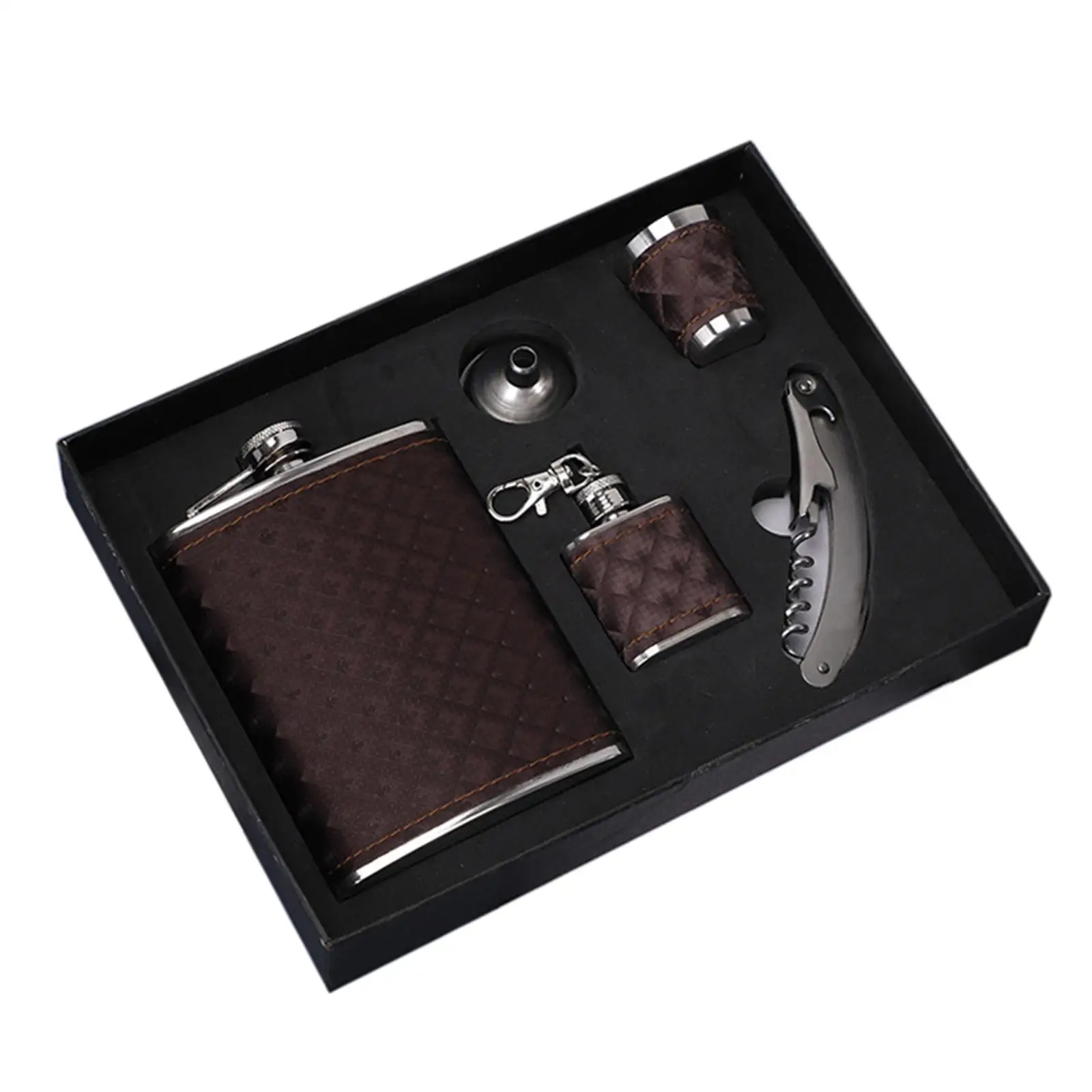 Hip Flasks for Men 301-400ml Portable Whisky Flasks for Men Gift box