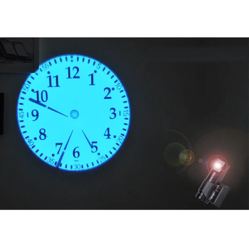 Large Dial Clock Decorative Wall Clock for Cafe Bar, Color Changing Clock