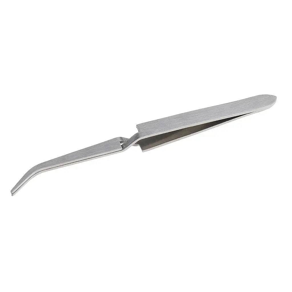 Stainless Steel Nail Pincher Pinching Pinch Clamp Tool Art C Curve Tweezer