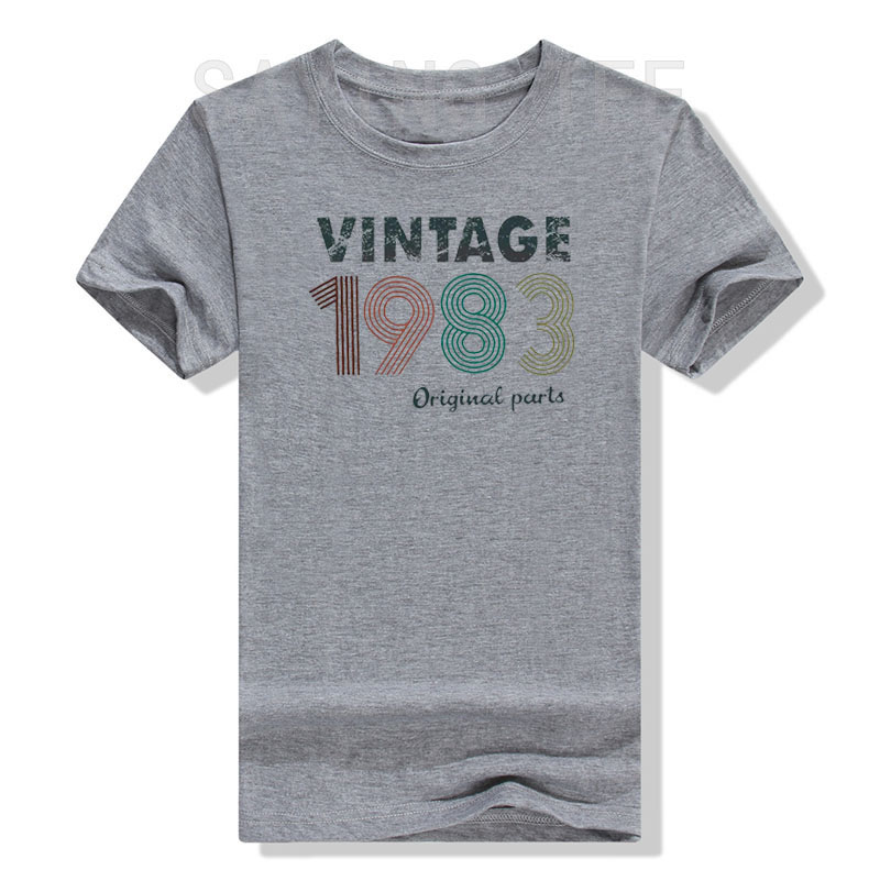 Vintage 1983 Shirts Frauen 40th Geburtstag T-Shirt Geschenke Idee 80s Retro Geburtstag-Party Kleidung Sprüche Zitat Graphic Tee casual Top – Detail 15