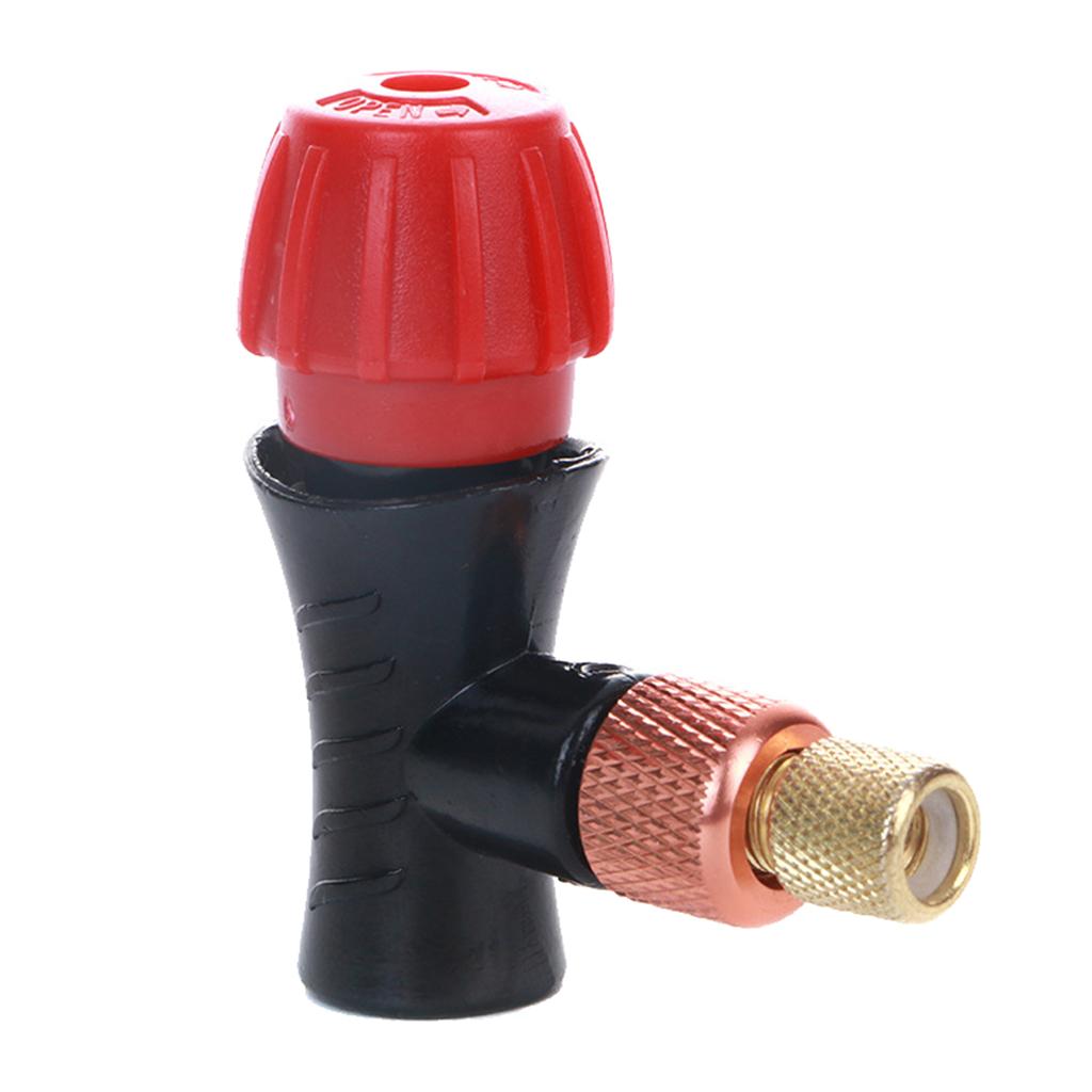 Perfeclan tragbare CO2-Fahrrad Fahrrad Inflator Kopf Patrone Pumpe Presta & Schrader Fahrrad zubehör – Detail 3