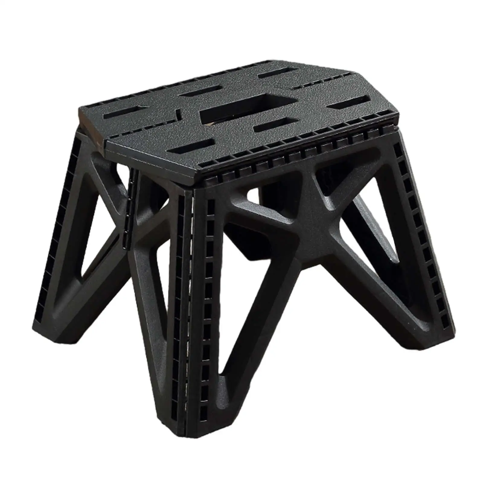 Foldable Camping Stool Collapsible Stool Lightweight Furniture Outside Foldable Stool Chair for Picnic BBQ Backyard Patio Yard