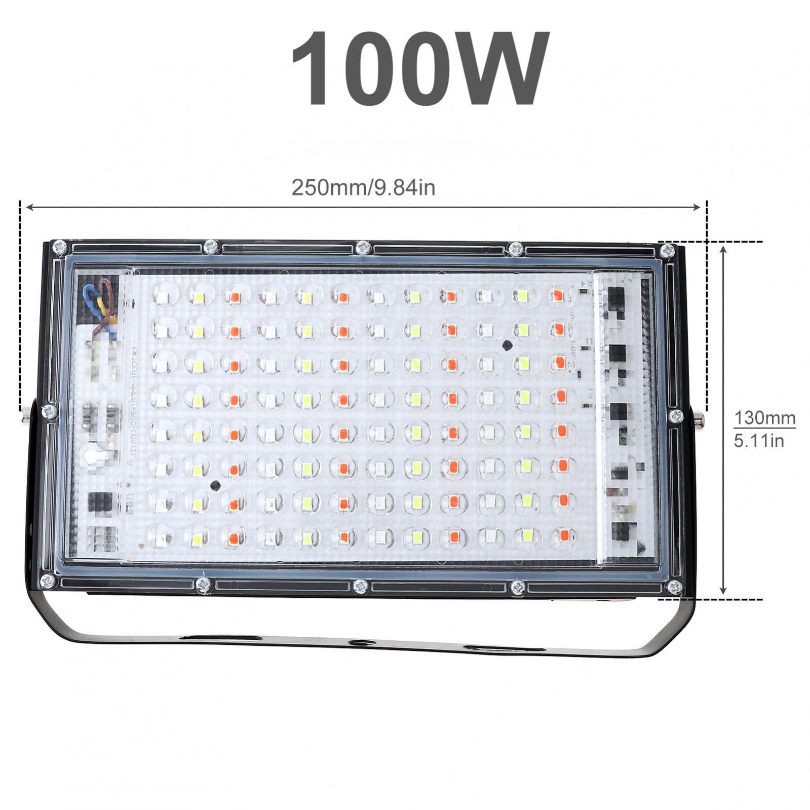 projecteur led changement de couleur rvb avec réflecteur étanche pour décoration de