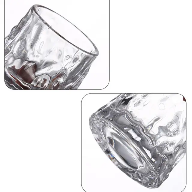 Great Glass Cup Vintage Texture Wine Glasses Exquisite Comfortable to Hold  Smooth Brim Drinking Glasses - AliExpress