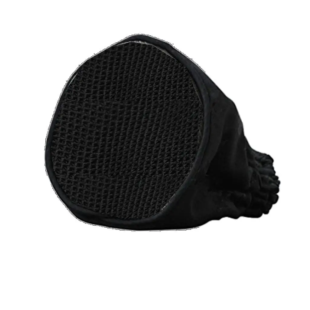 Ultralight Canvas Hair Dryer Cover Sock Foldable Hairdressing Tools Black