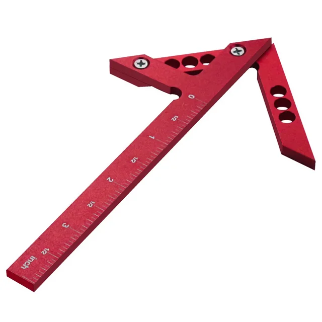 Center Finder Woodworking Square 45/90 Degree Right Angle