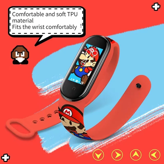 Super Mario Bros. Smart Watch Fashion Cartoon LED Electronic Touch Watch  Waterproof Puzzle Kids Birthday Christmas Gift Toy - AliExpress