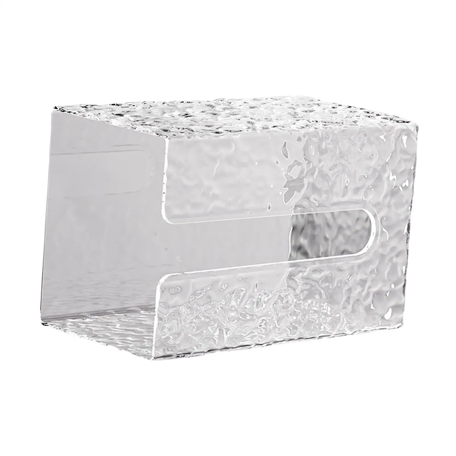 Tissue Paper Cover Wall Mounted Tissue Holder Box for Countertop Bedroom