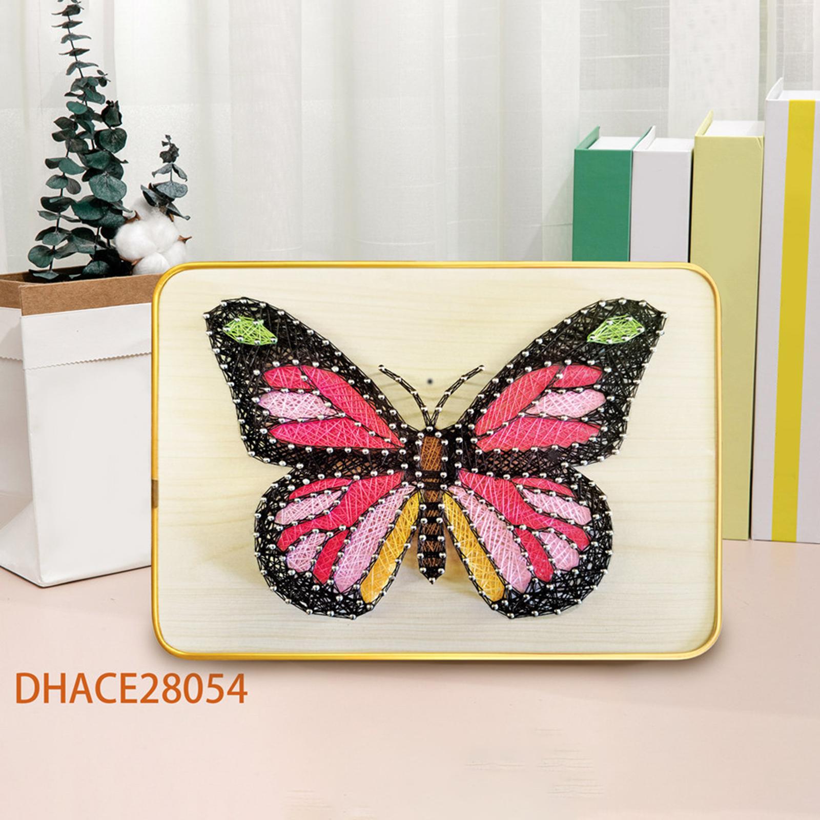 String Art  Decorations Nail String Painting Gift Winding Painting Ornament 3D Accs Material for Adults Beginner Kids Teens