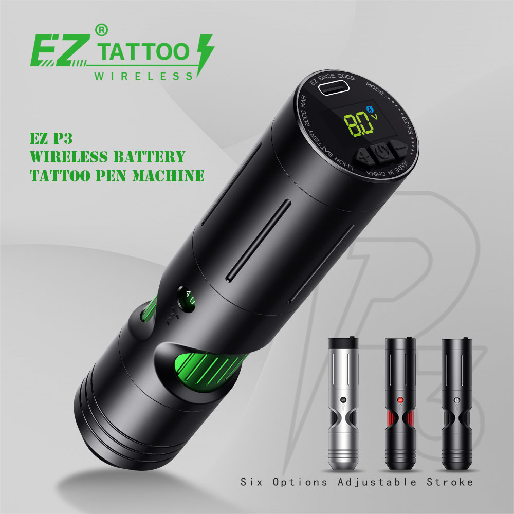 Best of EZ P3 Wireless Battery Tattoo Machine Pen Adjustable Stroke Permanent Makeup Tattoo Machine Pen For Cartridge Tattoo Needles Reviews & Tips