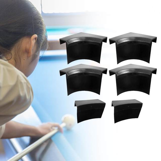 Set 6 Fodere In Gomma Per Biliardo - Per Fori Angolari E Laterali, Resistente All'Usura - Sostituzione Pratica - Foto 8