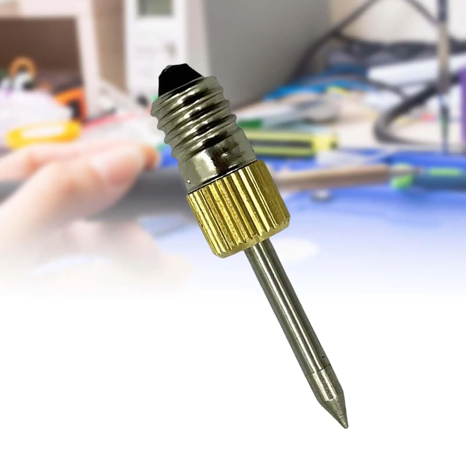 Welding Soldering Tips USB Soldering Iron Head Replacement Threaded Soldering Tip Fits for E10 Interface Soldering Iron