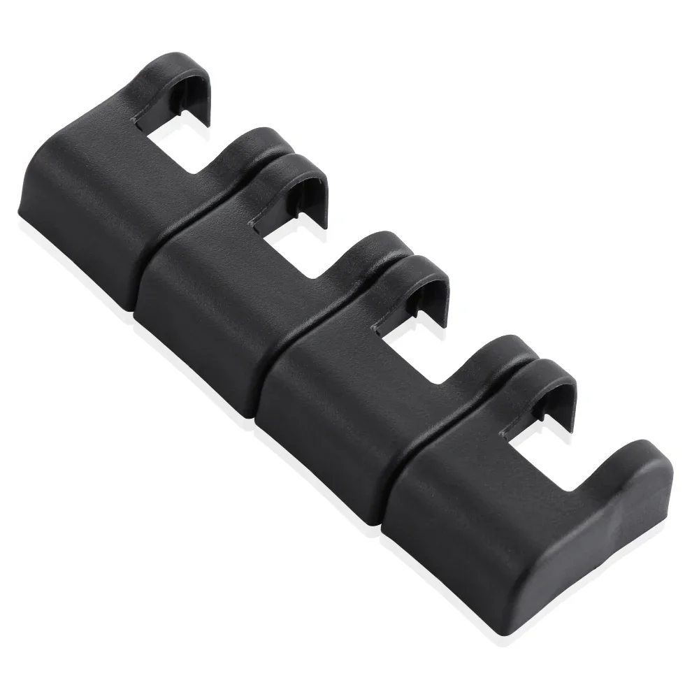 Cubiertas negras para el brazo de control de la cerradura de puerta