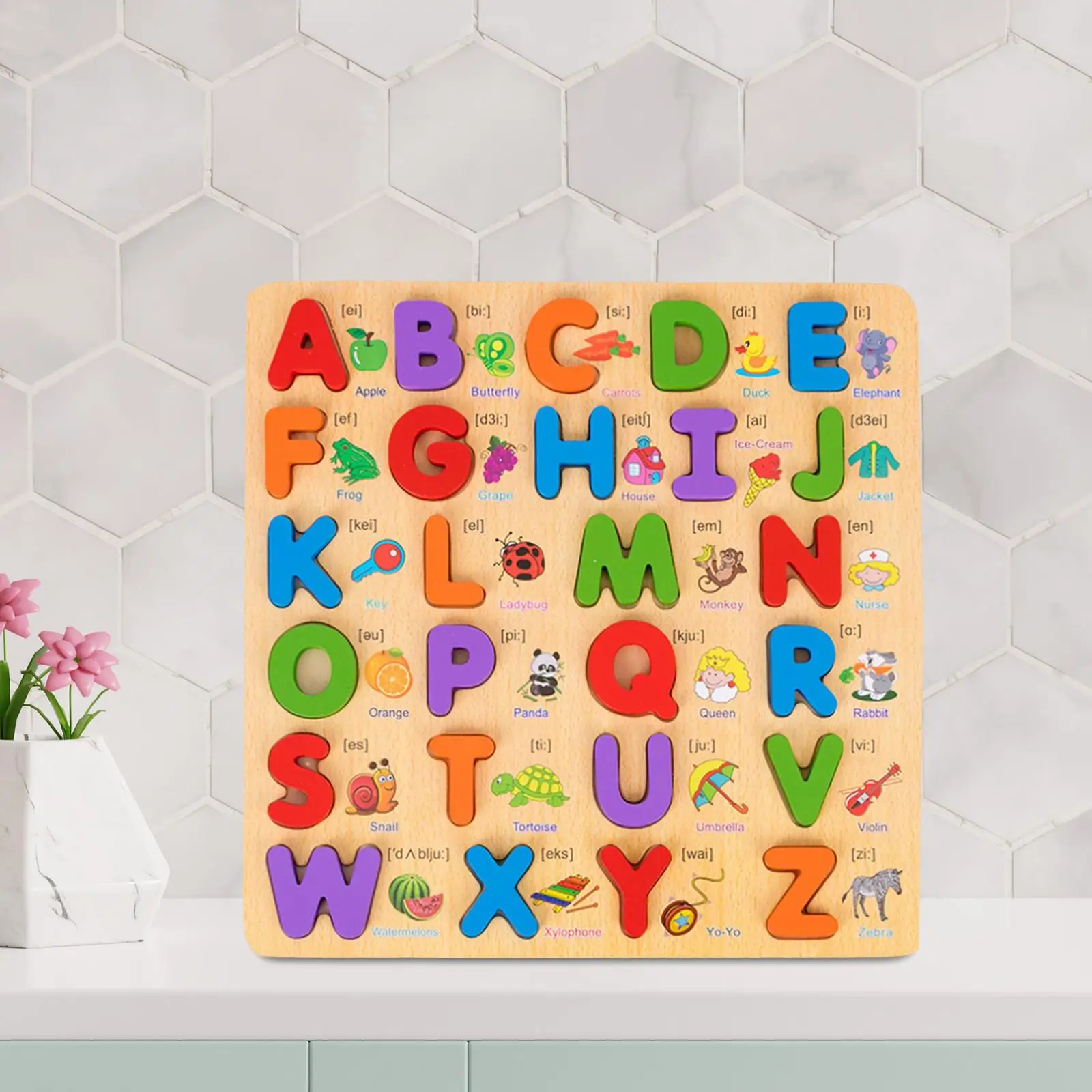 Alphabet Puzzles Gifts Learning Alphabet Practice Educational Developmental Toy Learning Alphabet Number Colorful Girls and Boys